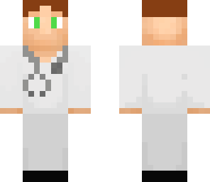 doctor with green eyes