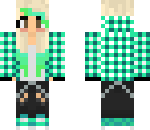 green school girl