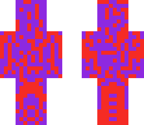 blue red