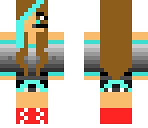 blue gamer girl