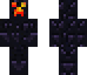 obsidian lava creeper face