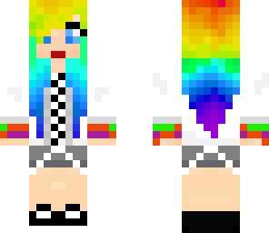 rainbow girl edit