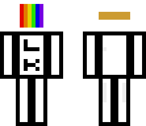 rainbow face