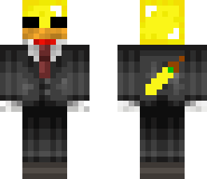 spy chicken with gold stuff
