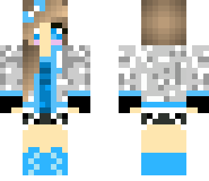 blue girl
