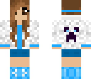 blue girl