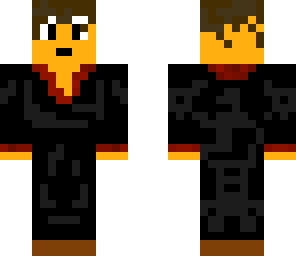 boy with black clothes
