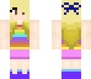 blonde girl simple