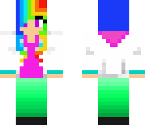 rainbow girl