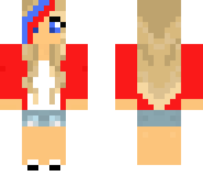 girl with stripe fringe