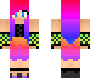 rainbow dressy girl