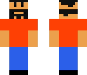 hairy man