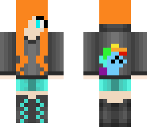 - brony collection - rainbow dash brony girl