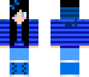 me in blue