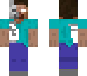 herobrine and skeleton