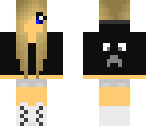 blond with hoodie