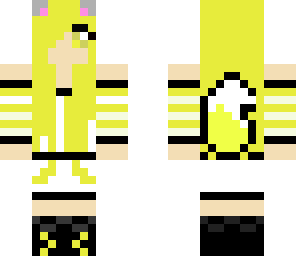 wolf girl yellow