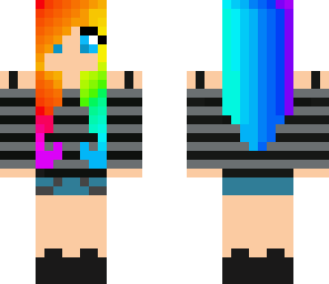 rainbow girl