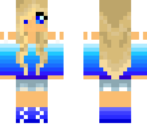blue girl