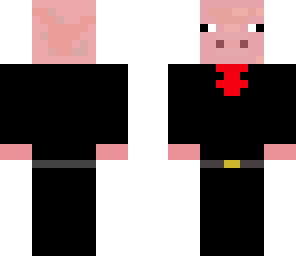 pig in a suit