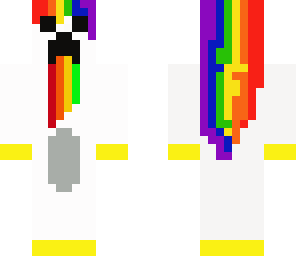 creeper unicorn barfing rainbow