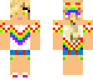 rainbow girl