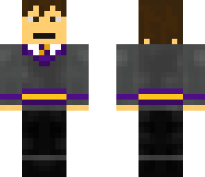 purple and gold hp sweater
