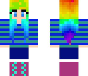 rainbow girl