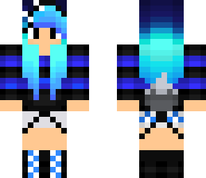 blue emo chic