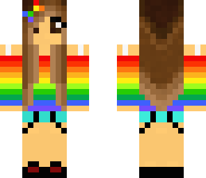 rainbow girl edited twice