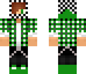 green checker hood