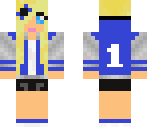 edited minecraft girl