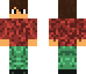 red n green camoboy