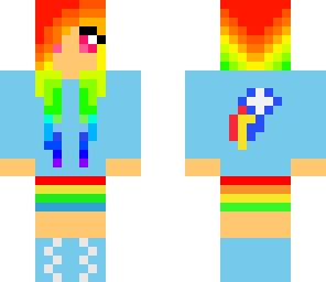 rainbow dash with headphones