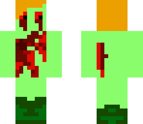 zombie with blood