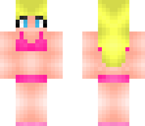 pink girl in swimming suit kid