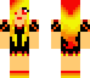 flame girl edit
