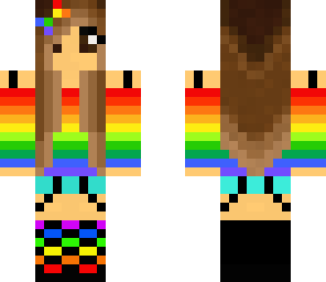 rainbow girl edited twice