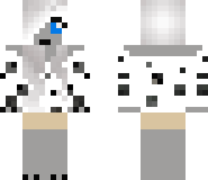 snow leopard girl- request