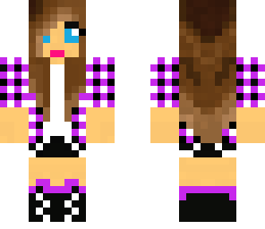 purple headphones girl