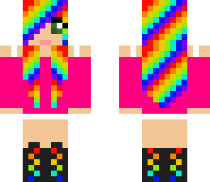rainbow girl