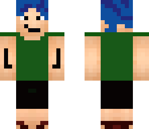 blue hair