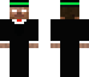 herobrine in a suit