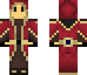 mage boy in red robe