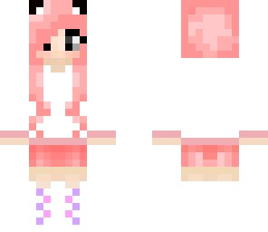 pink hair girl