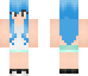 blue girl