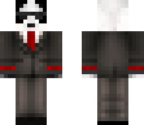 panda in a suit