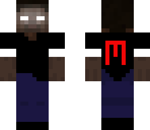 herobrine with a suit 