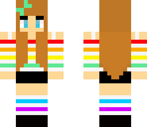 girl rainbow