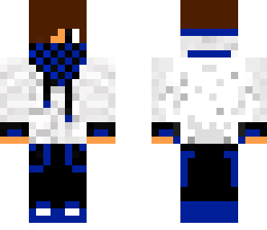 blue gangster skin